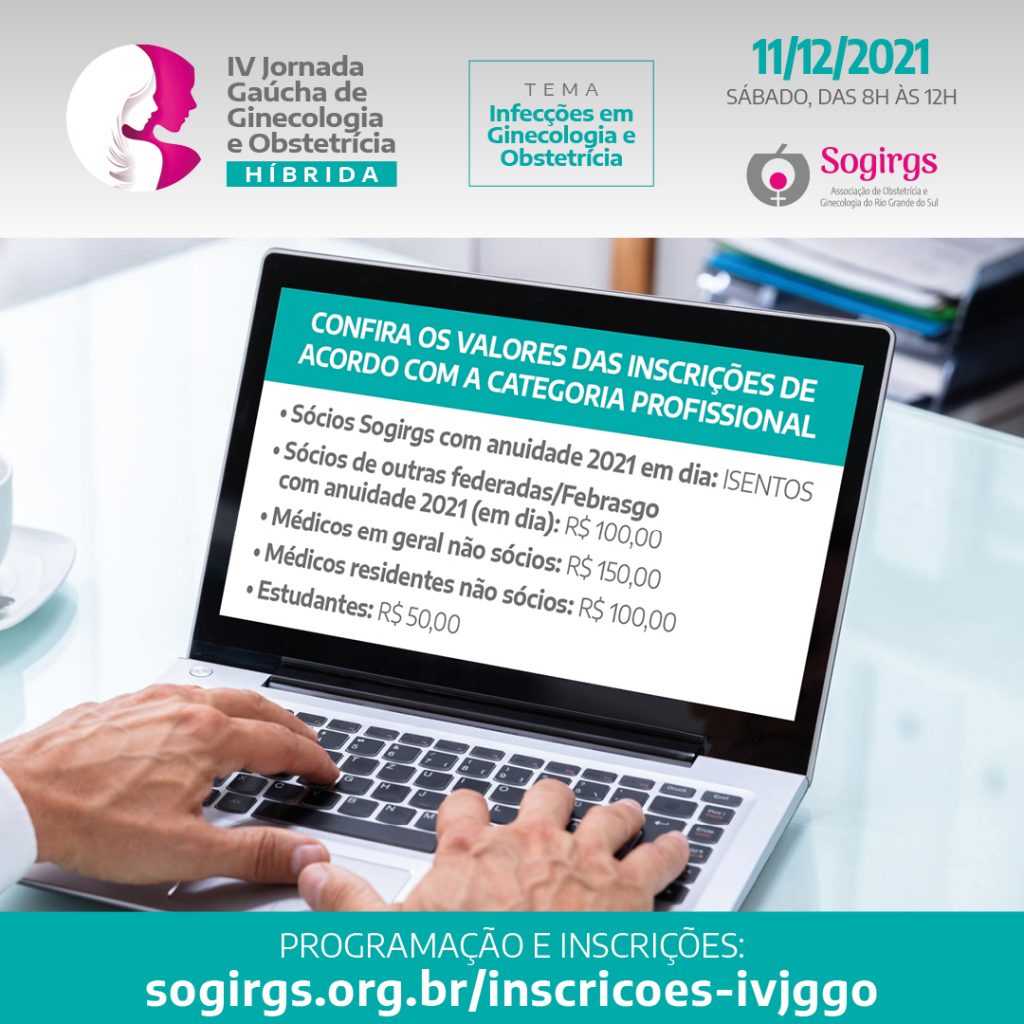 Inscreva Se Na Iv Jornada Gaúcha De Ginecologia E Obstetrícia Híbrida Da Sogirgs Sogirgs 